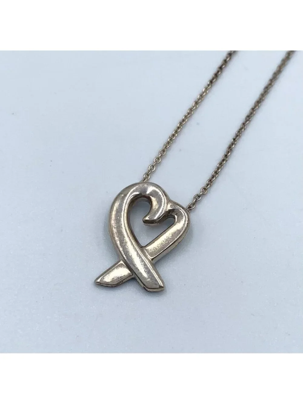 Tiffany & Co Loving Silver Necklace